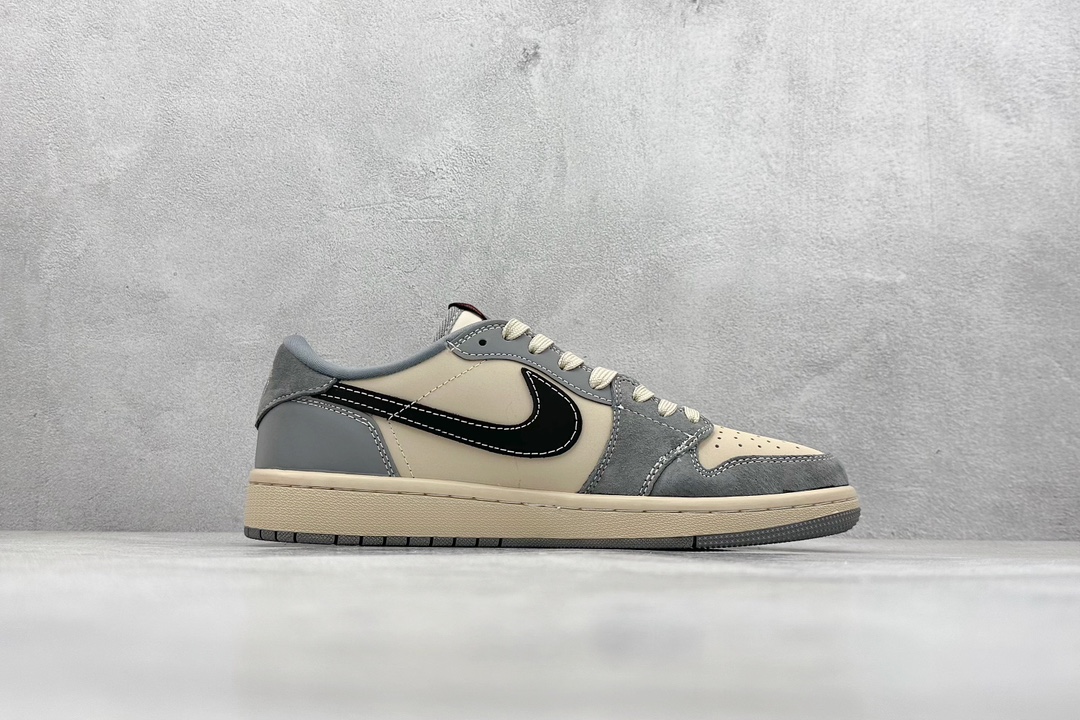 Fragment x Travis Scott x 黑悟空 Air Jordan 1 Low 三方联名倒钩  CH6336-013