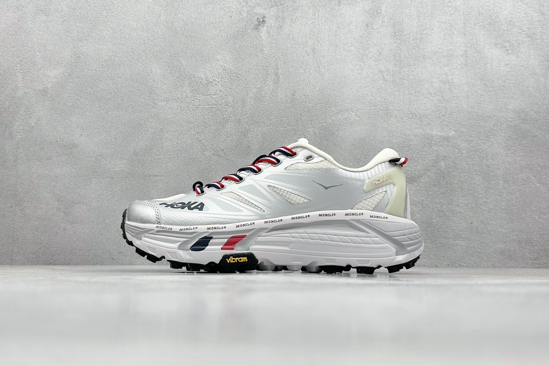 HK版 Moncler x Hoka Mafate Speed 2 蒙口联名款 超轻厚底轻量山地跑步鞋 #