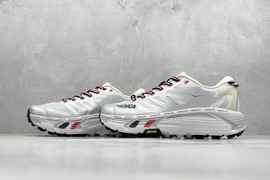 HK版 Moncler x Hoka Mafate Speed 2 蒙口联名款 超轻厚底轻量山地跑步鞋 #