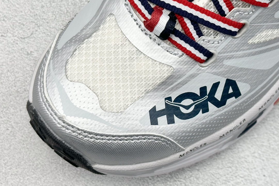 HK版 Moncler x Hoka Mafate Speed 2 蒙口联名款 超轻厚底轻量山地跑步鞋 #