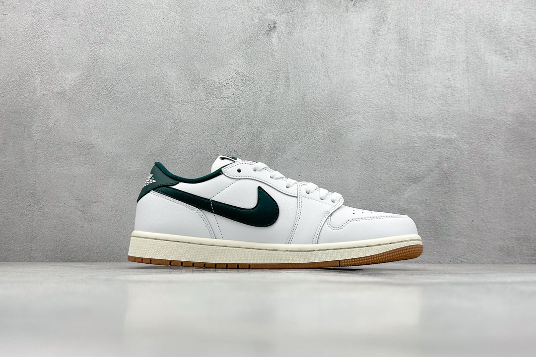 K版 Air Jordan 1 Low 白绿 AJ1乔1低帮休闲板鞋  CZ0775-133