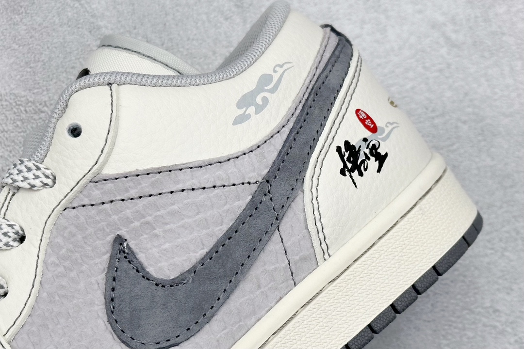 Fragment x Travis Scott x 灰悟空 Air Jordan 1 Low 三方联名倒钩  SJ9950-041