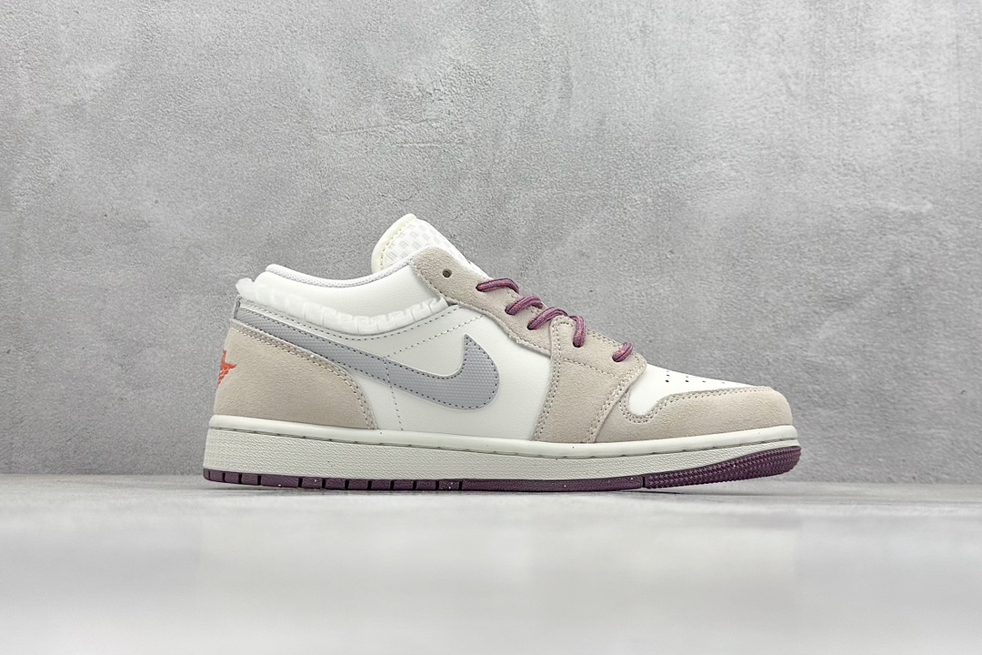 K版 Air Jordan 1 Low 帆白 AJ1乔1低帮休闲板鞋 FQ8094-100