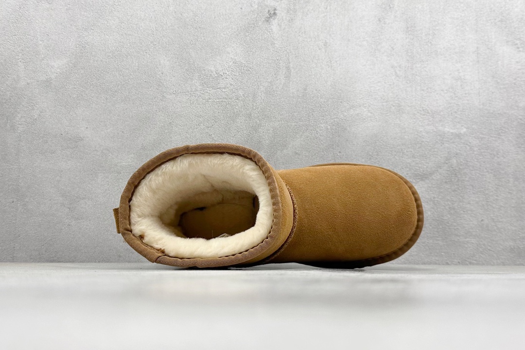 UGG CLASSIC MINI 官方经典款 羊皮毛一体高品质 15MM外跟+2CM内增高 短筒雪地靴