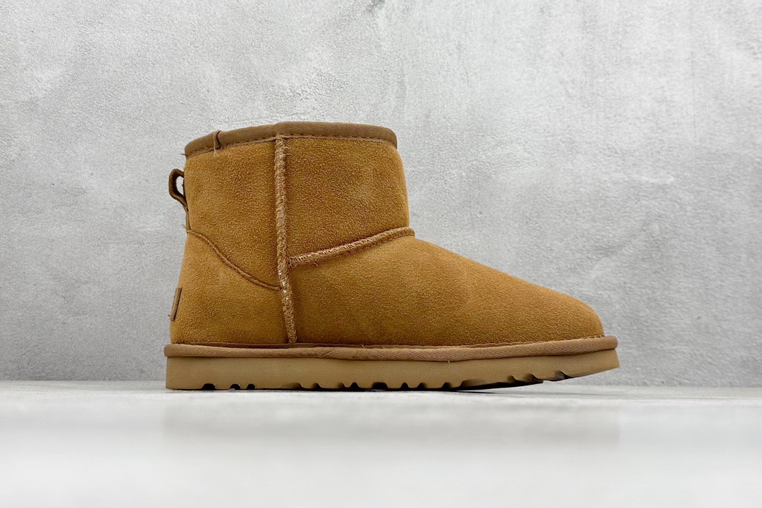 UGG CLASSIC MINI 官方经典款 羊皮毛一体高品质 15MM外跟+2CM内增高 短筒雪地靴