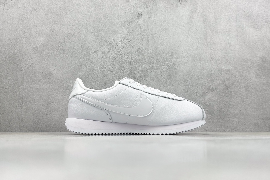 PF版 Nk Classic Cortez 阿甘皮面休闲跑鞋  FB6877-100