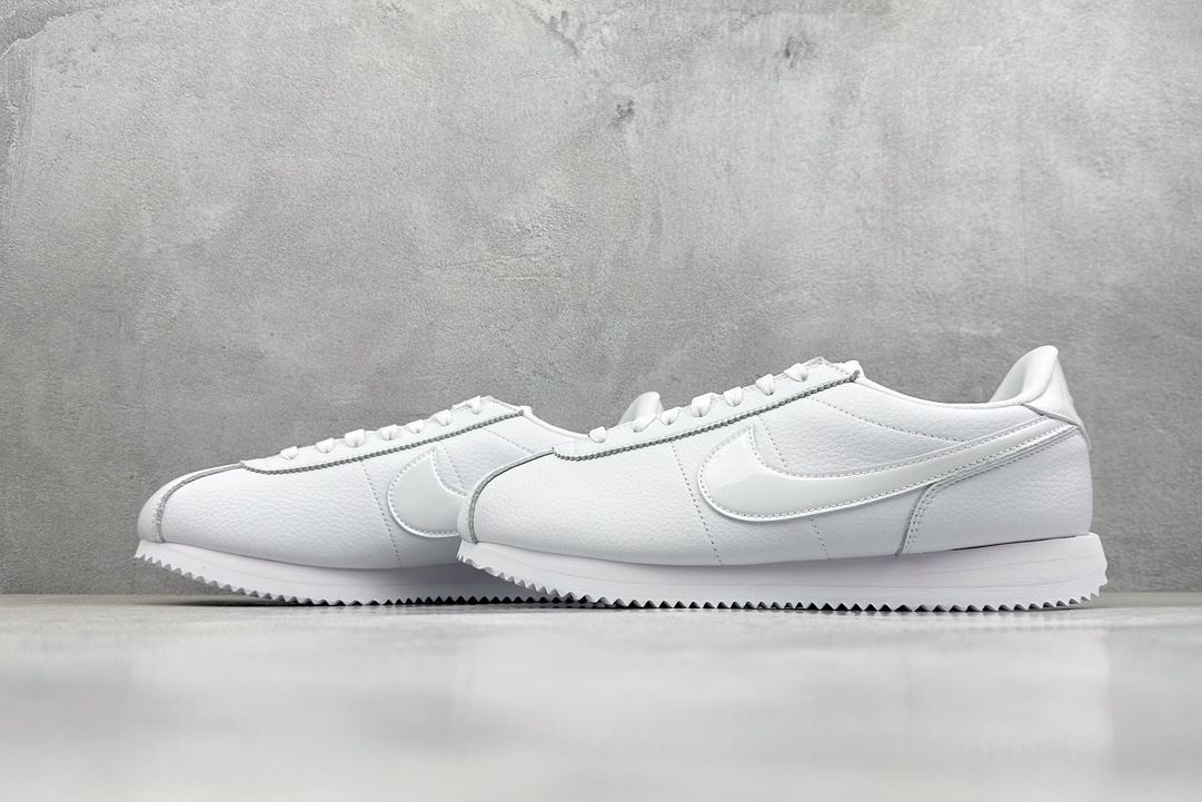 PF版 Nk Classic Cortez 阿甘皮面休闲跑鞋  FB6877-100