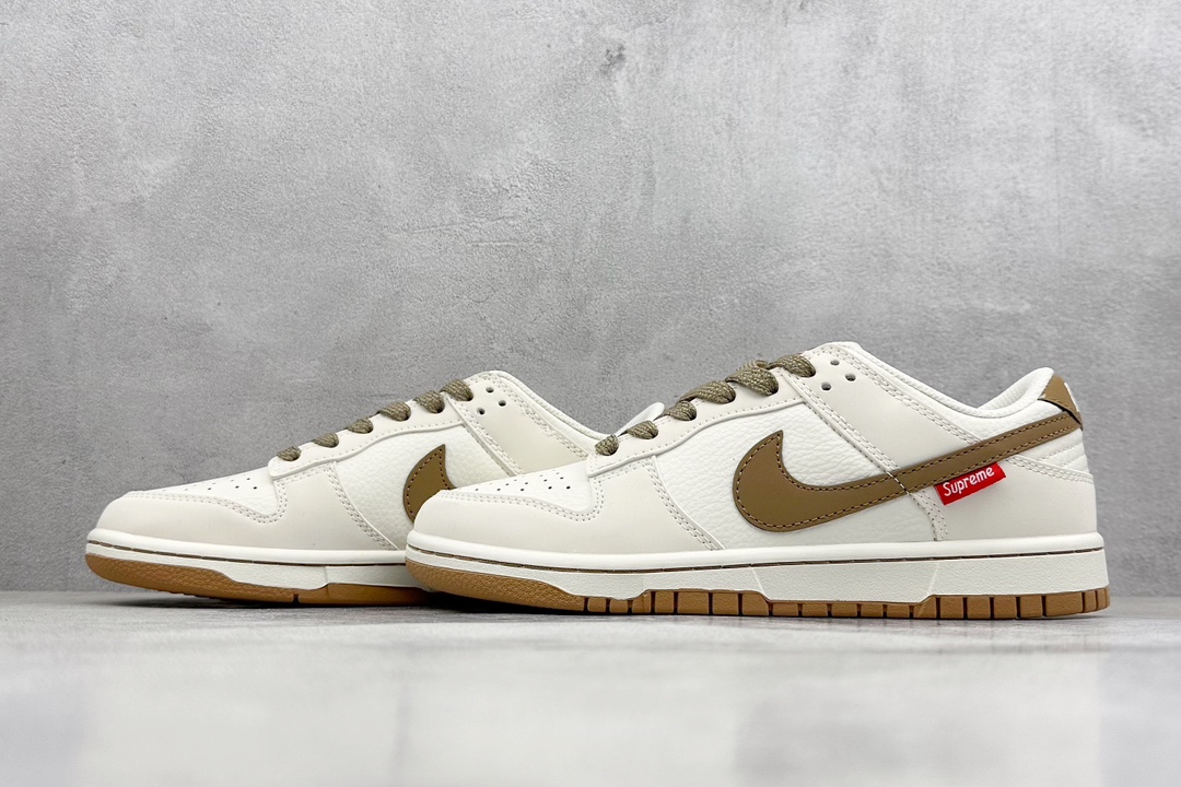 Nike SB Dunk Low x Supreme 白棕  FC1688-143