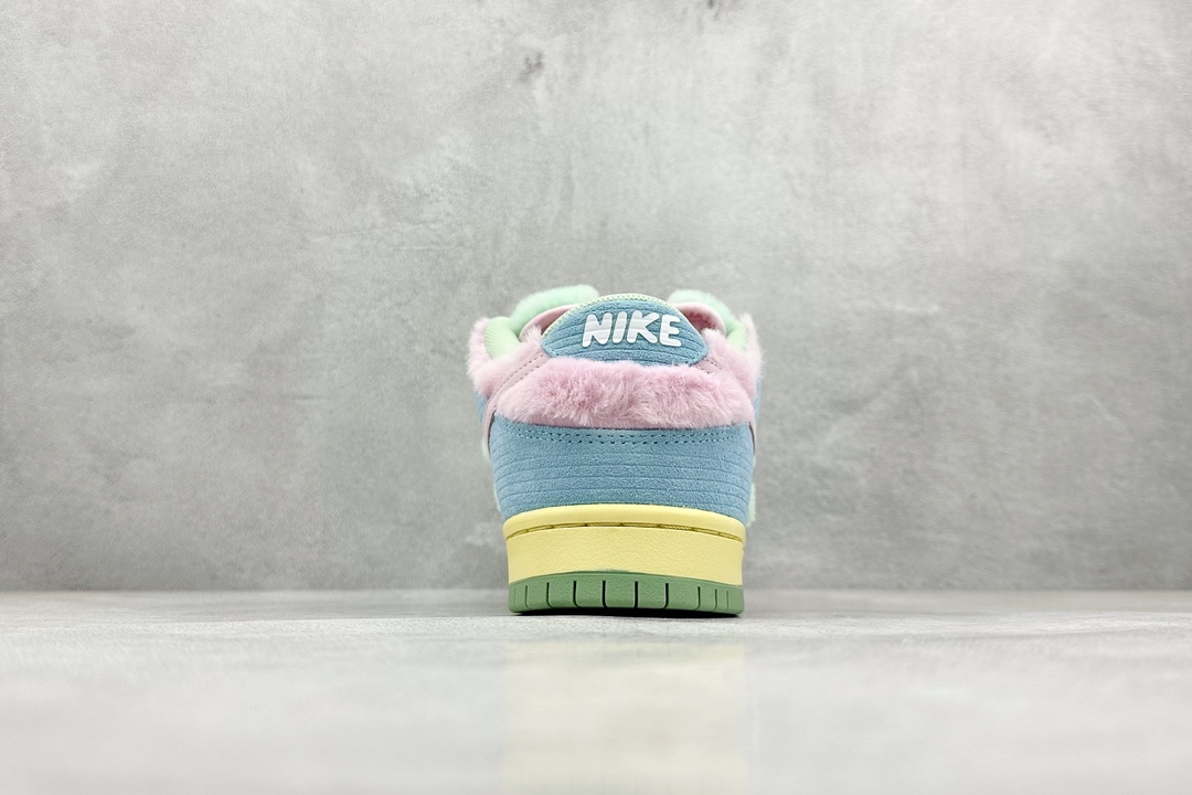 ZY版 Verdy x Nike Dunk SB蓝绿粉  FN6040-400