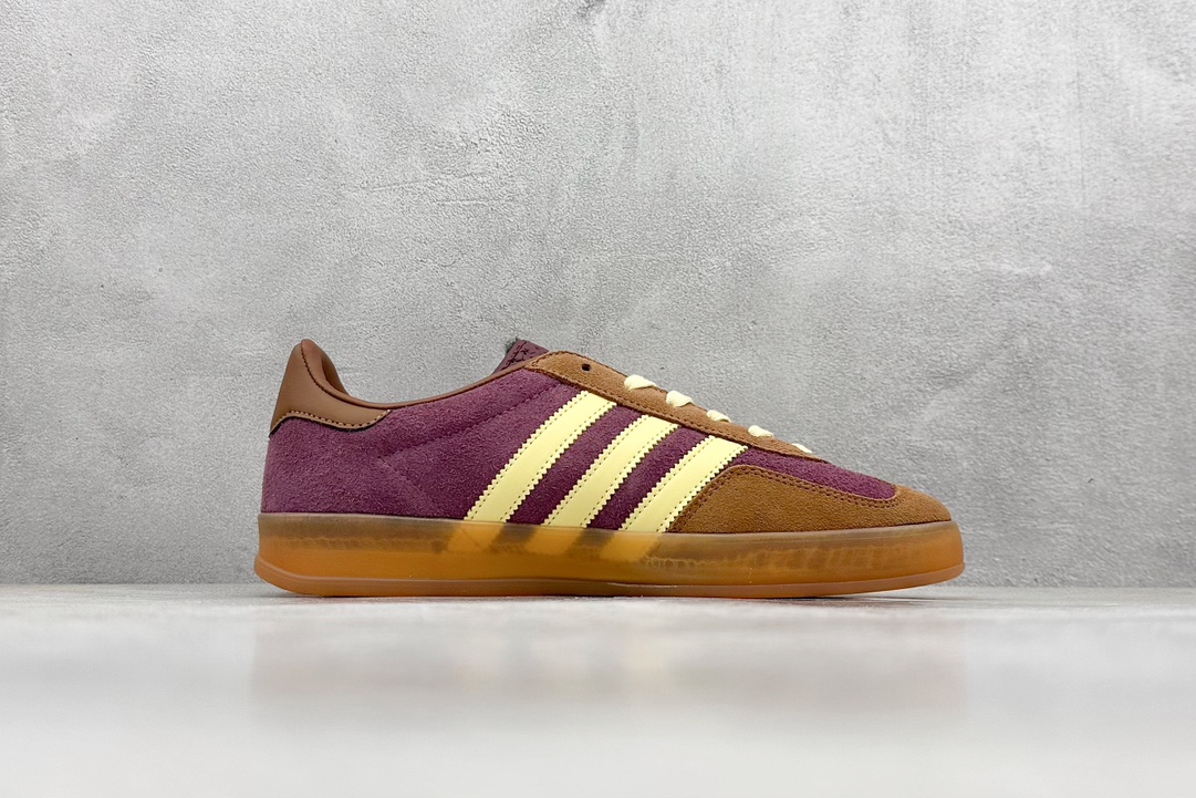 adidas Originals Gazelle INdoor 三叶草休闲防滑耐磨低帮板鞋 IG1024