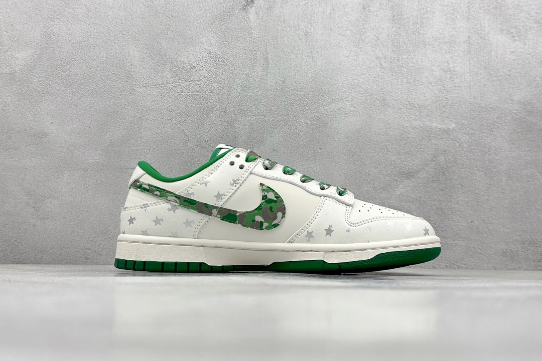 Nike SB Dunk Low x BAPE 白绿迷彩 DQ1098-349