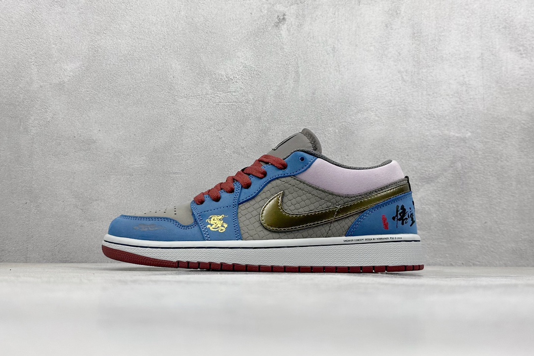 BF版 AiR JORDAN 1 Low 猴王黑悟空联名 HF3144-200