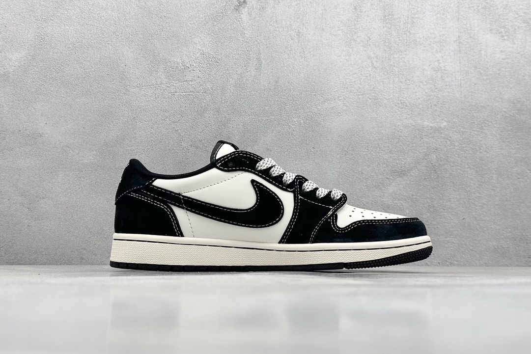 Travis Scott x Fragment Design x Air Jordan 1 Low OG SP AJ1 乔1 斯图西联名-黑悟空 低帮文化休闲板鞋 XZ3368-555