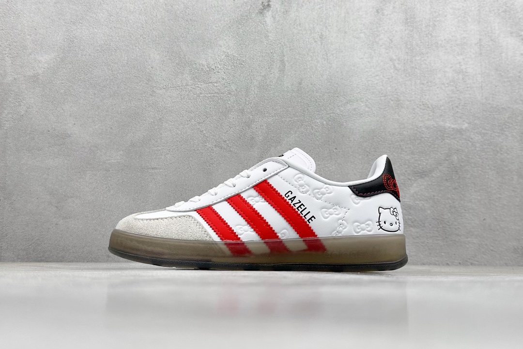 adidas Originals Gazelle INdoor 三叶草休闲防滑耐磨低帮板鞋 II0013