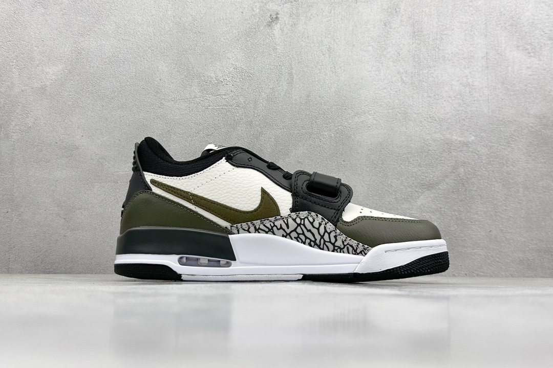 Air Jordan Legacy 312 Low 白黑军绿 CD7069-120