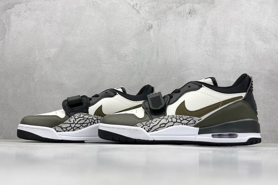 Air Jordan Legacy 312 Low 白黑军绿 CD7069-120