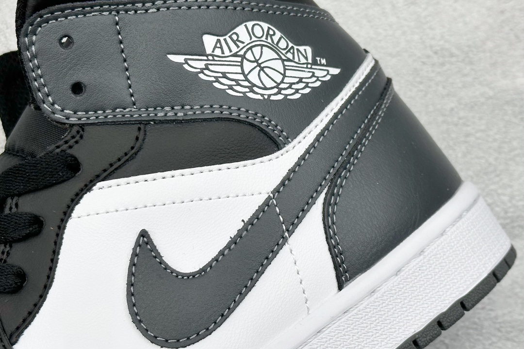 K版 Air Jordan 1 Mid 灰黑熊猫脚趾 DQ8426-001