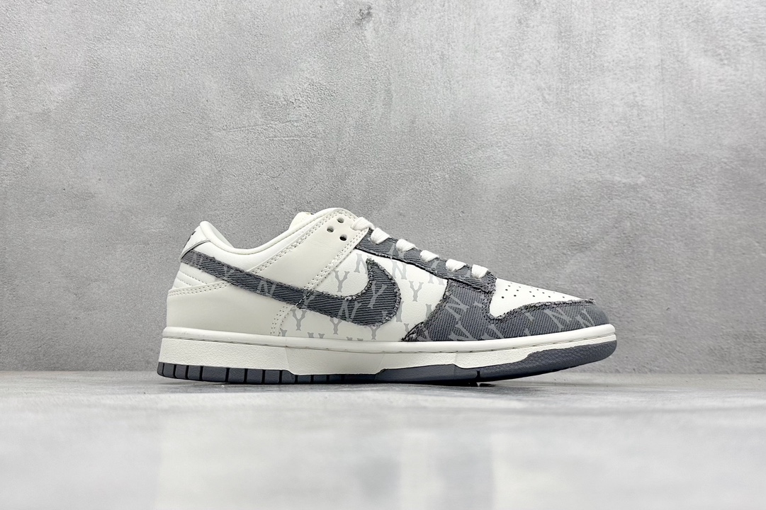 Nike SB Dunk Low x MLB 白灰牛仔印花 DQ1098-347