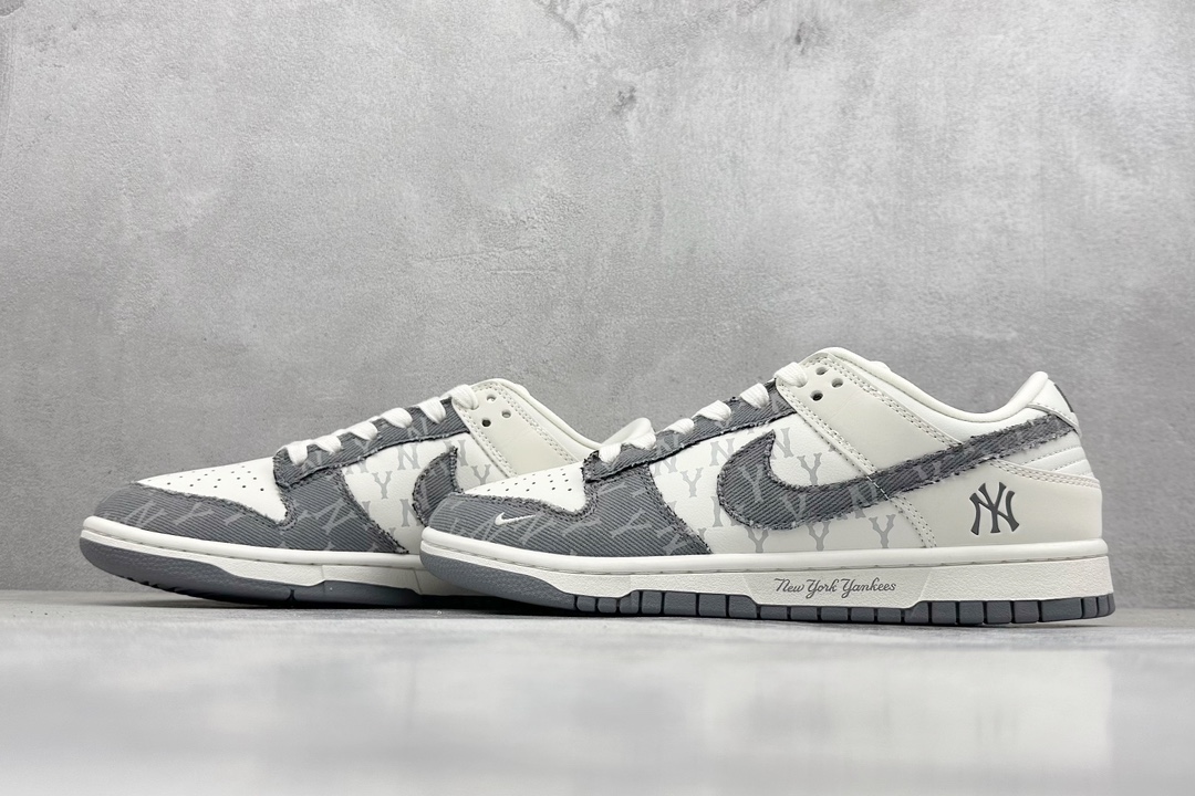 Nike SB Dunk Low x MLB 白灰牛仔印花 DQ1098-347