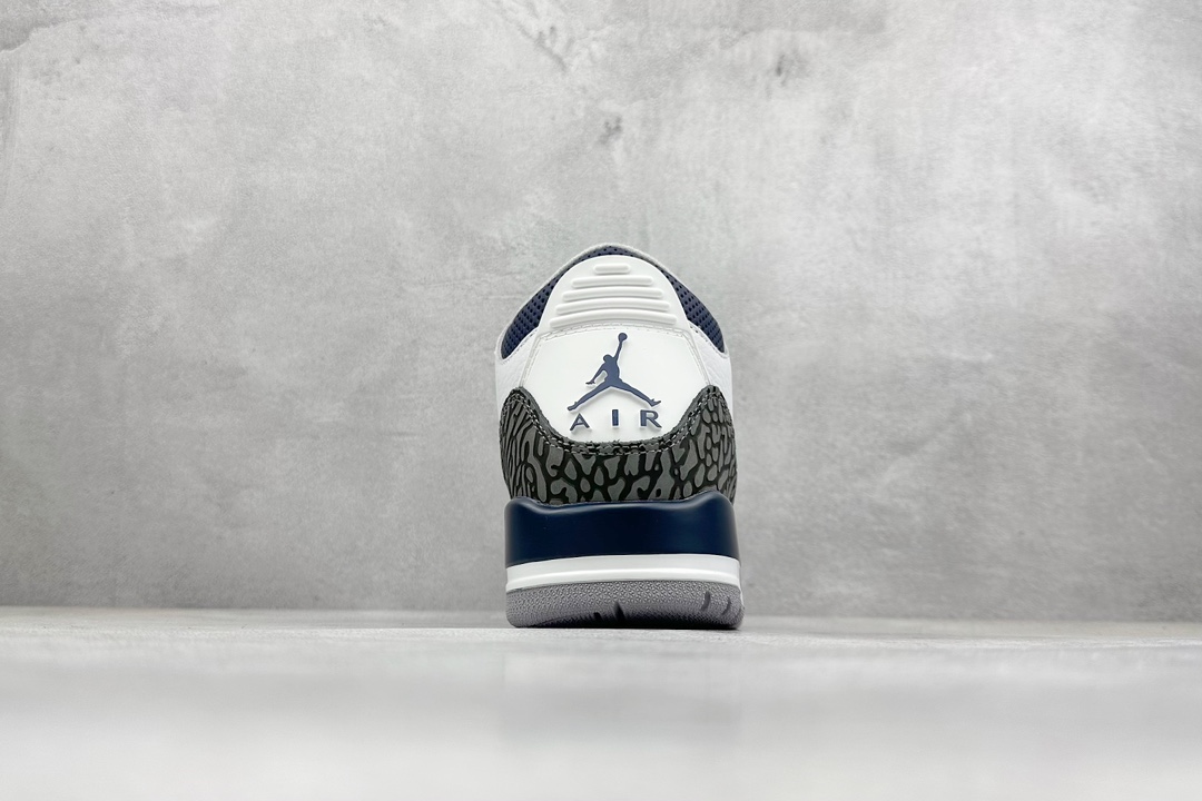 Air Jordan 3 Retro ”White Navy“ 灰蓝水泥 AJ3 CT8532-140