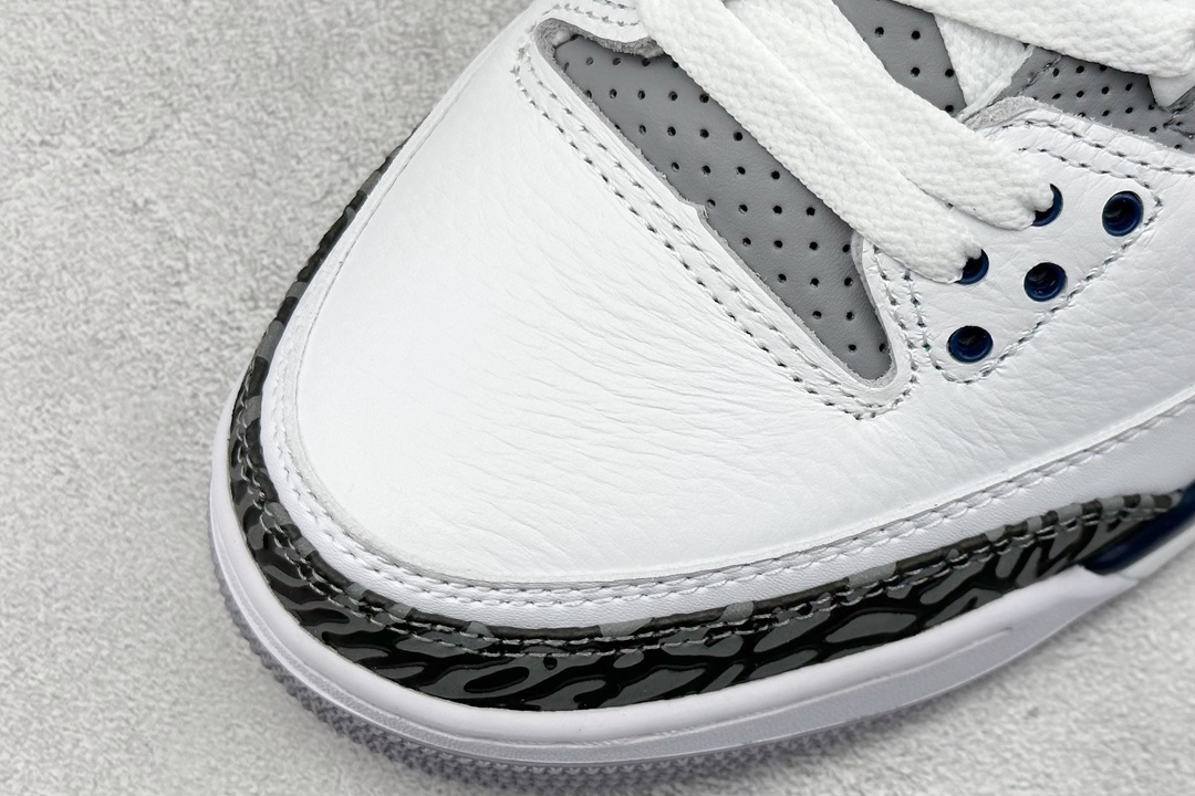 Air Jordan 3 Retro ”White Navy“ 灰蓝水泥 AJ3 CT8532-140