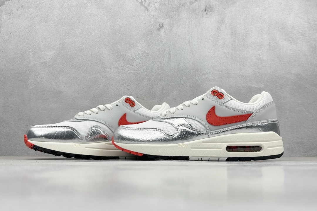 Nike Air Max 1 银红 复古休闲跑步鞋 HF7746-100