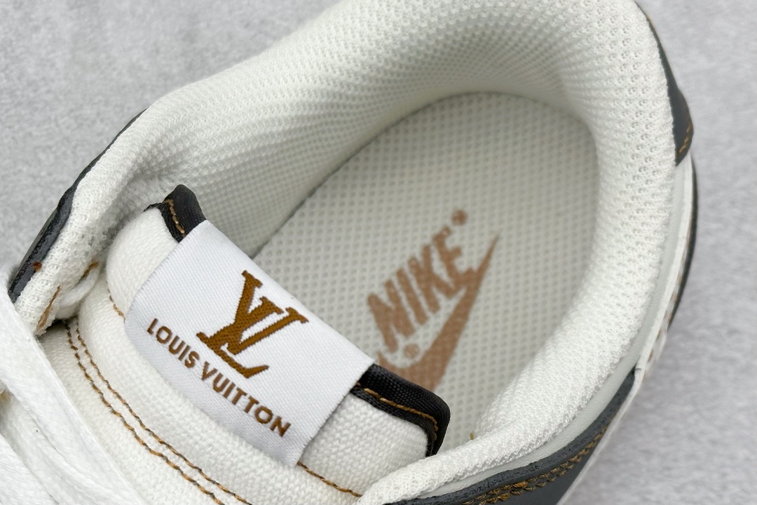 Nike SB Dunk Low x Louis Vuitton 白灰棕 DQ1098-356