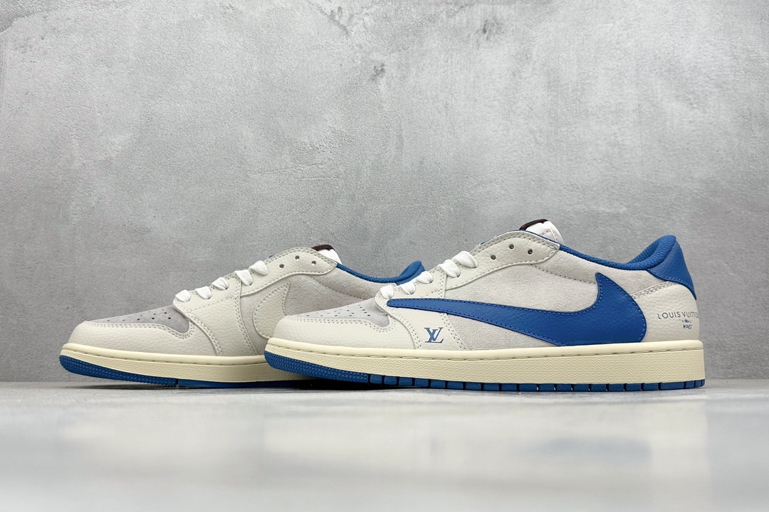 Fragment x Travis Scott x Air Jordan 1 Low 三方联名倒钩 LX1988-033