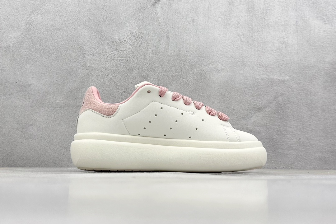 YH Adidas Originals Stan Smith PF 史密斯面包版系列 松糕经典厚底板鞋 GY5656