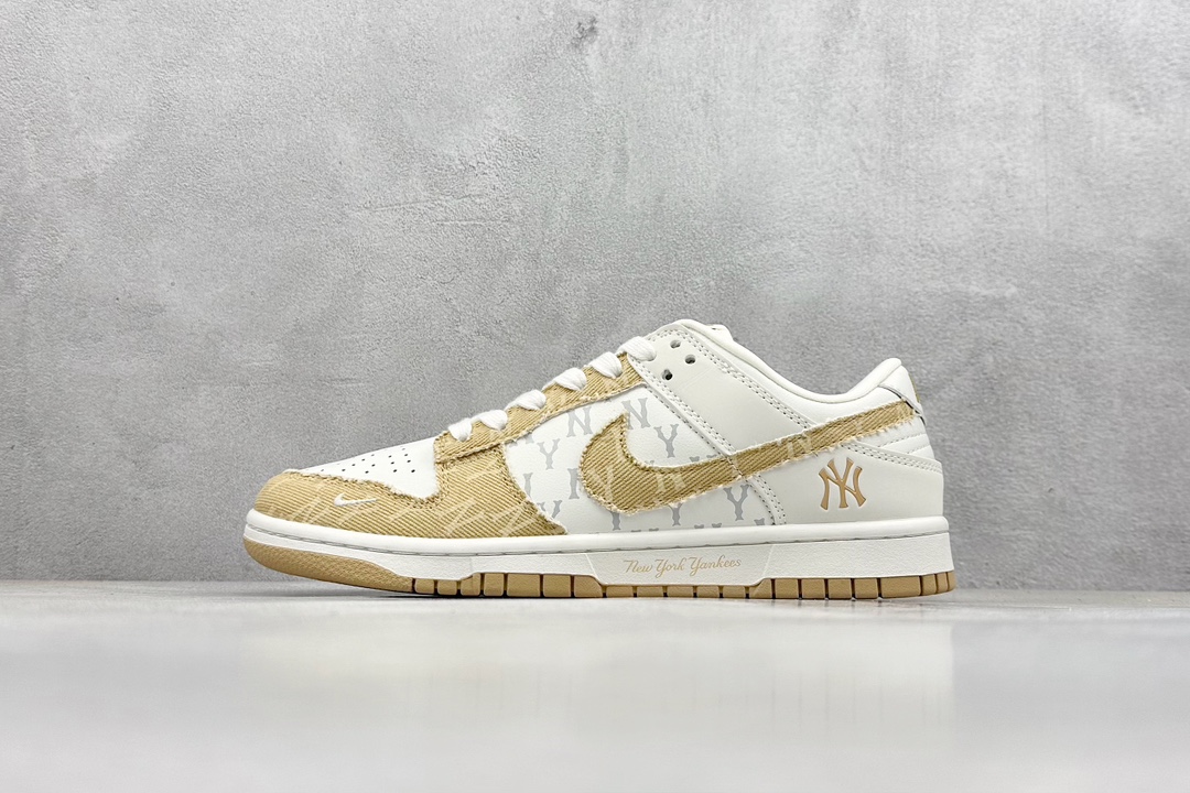 Nike SB Dunk Low x MLB 白黄牛仔印花 DQ1098-346