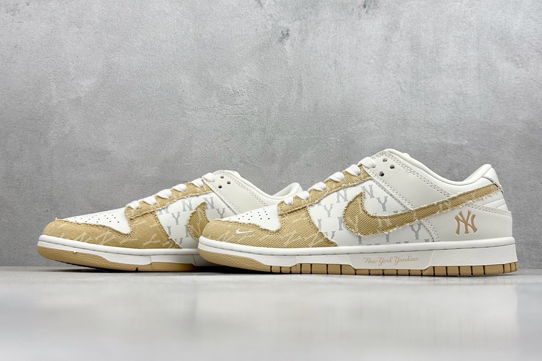 Nike SB Dunk Low x MLB 白黄牛仔印花 DQ1098-346