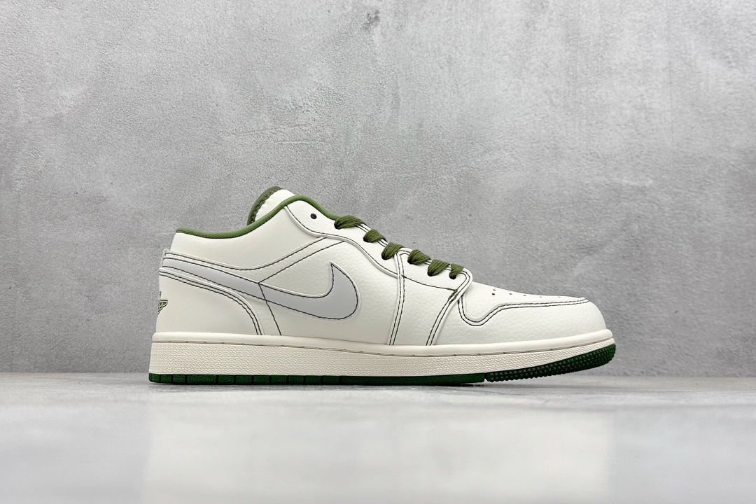 Air Jordan 1 Retro Low x OFF-WHITE 白绿3M钩 CF3688-021