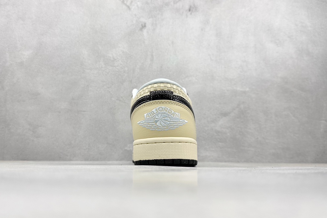 GX版 Air Jordan 1 Low ”Coconut Milk Black“ AJ1 乔1海岛风情 低帮文化篮球鞋 HQ3437-101