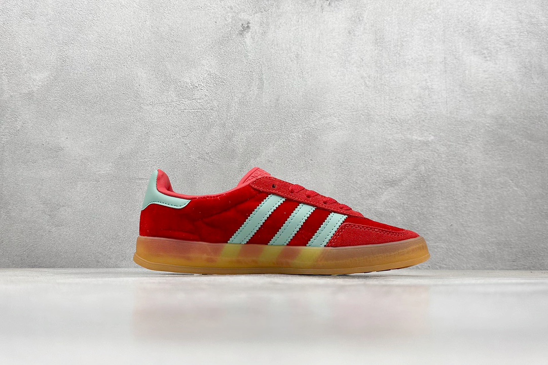 YH adidas Originals Gazelle INdoor 三叶草休闲防滑耐磨低帮板鞋 IG6786