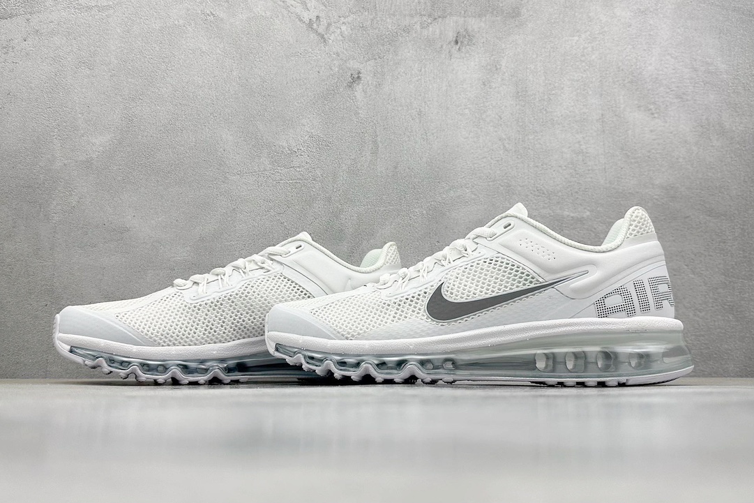 YH NIKE Air Max 2013 耐克复古透气网布 全掌气垫 缓震跑步鞋 HF4884-100