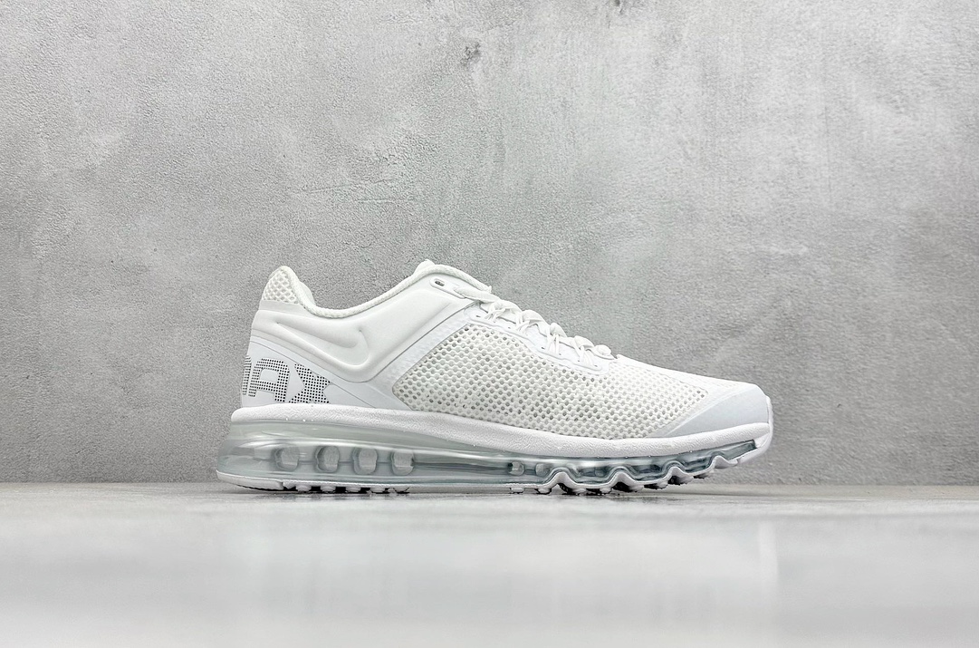 YH NIKE Air Max 2013 耐克复古透气网布 全掌气垫 缓震跑步鞋 HF4884-100