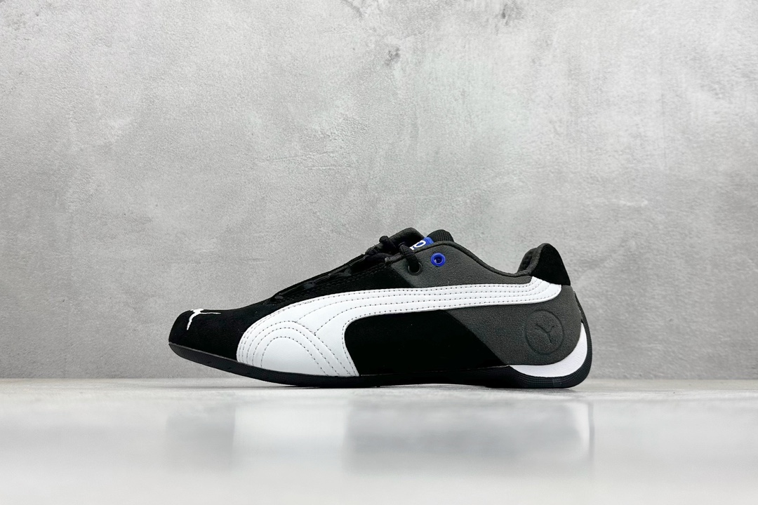 PUMA Future x SPARCO 联名 皮革牛皮织物 圆头休闲鞋 307936-01