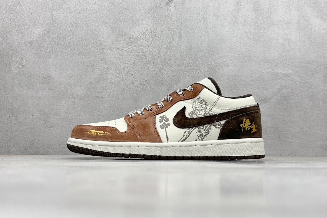 Air Jordan 1 Retro Low 黑神话悟空 米棕 DC2024-034