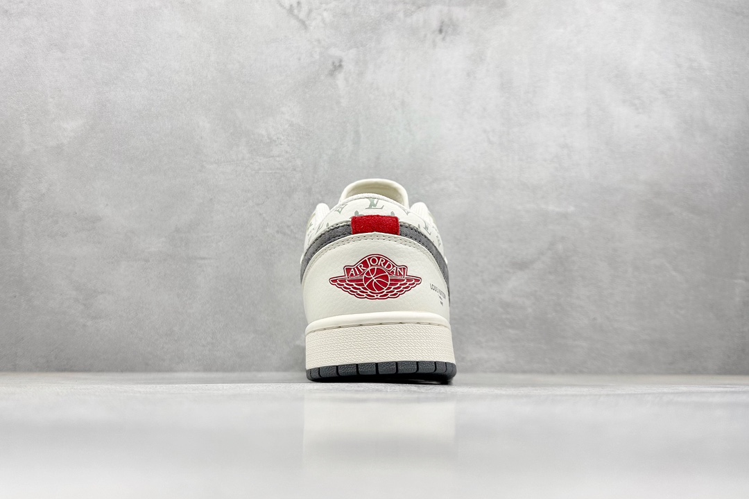 Air Jordan 1 Retro Low x Louis Vuitton 白灰 WG8850-010