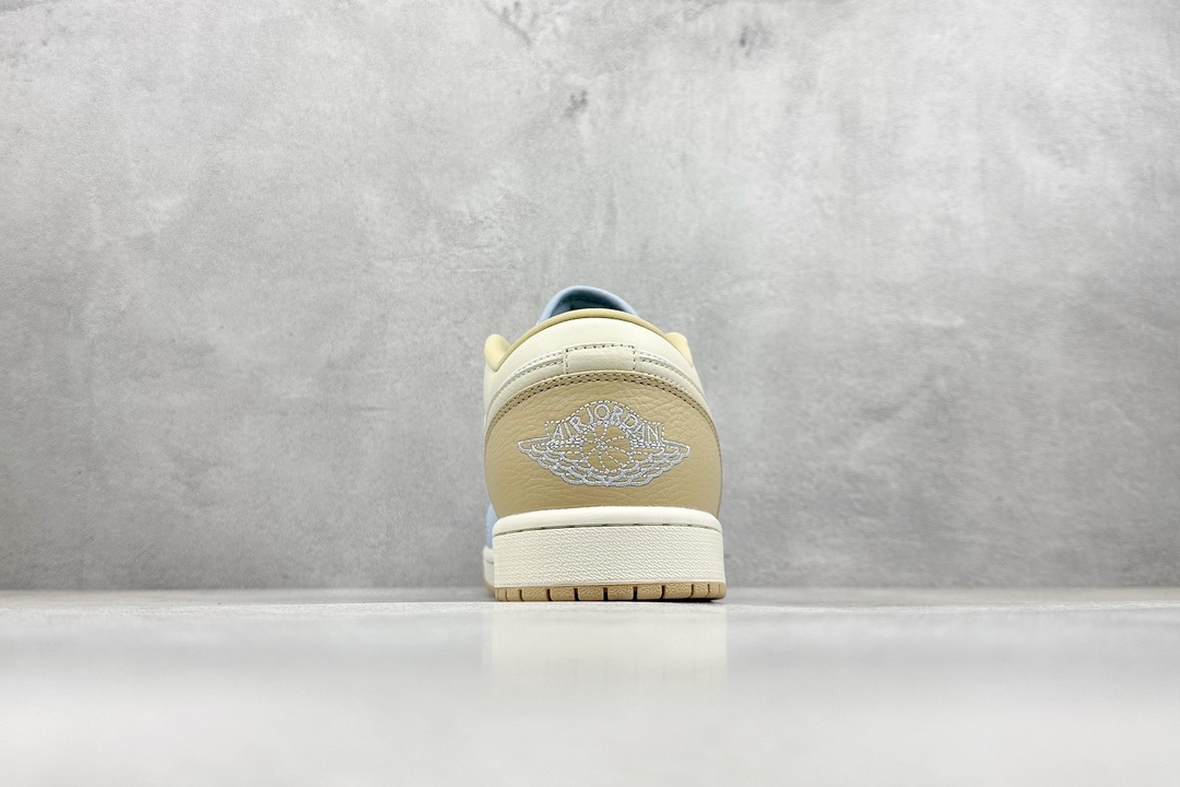 K版 Air Jordan 1 Low 白蓝棕 官方同步新色 HQ4186-111