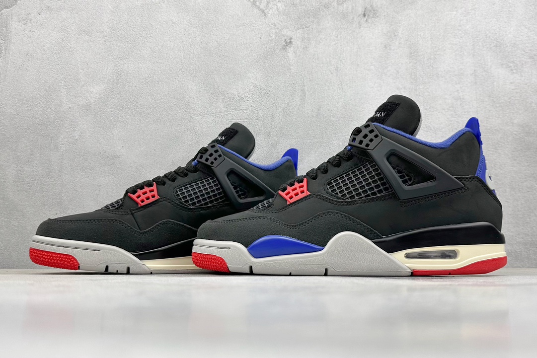 F版 Air Jordan 4 Retro 乔丹四代“Fear” 复刻黑灰蓝 FV5029-003