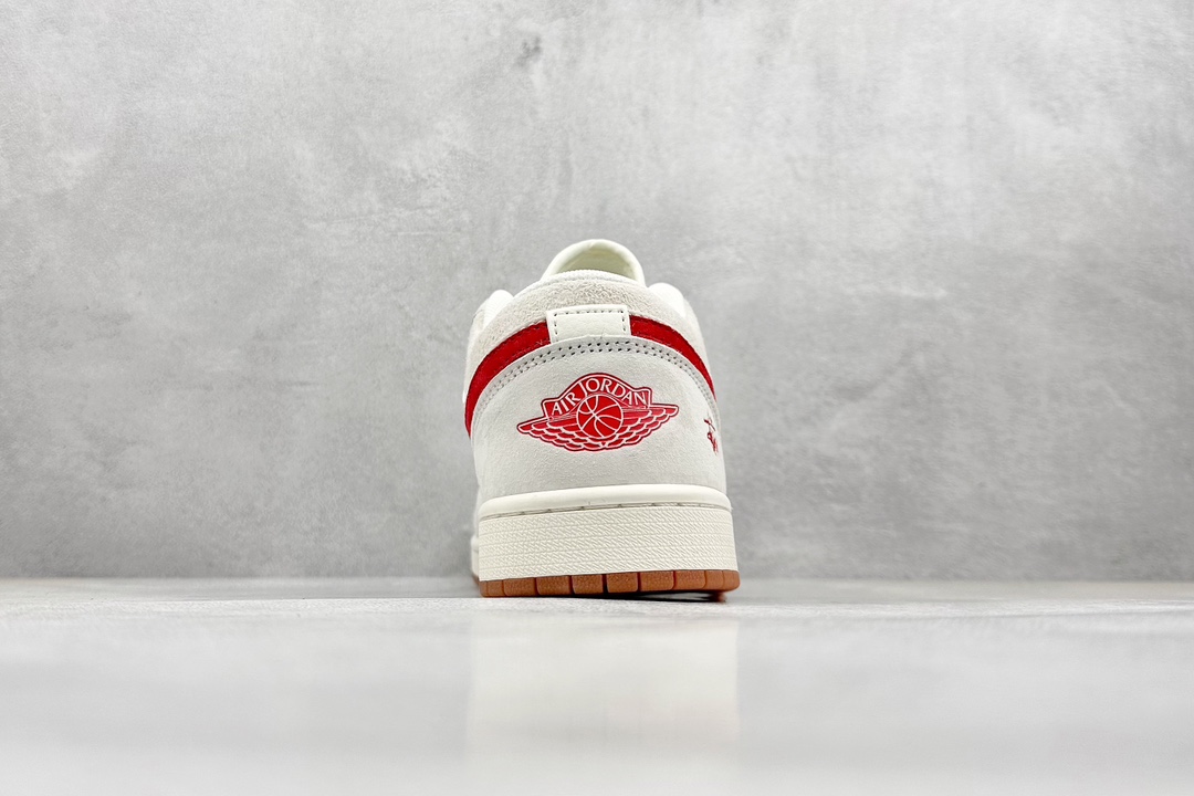 Air Jordan 1 Retro Low x Stussy 斯图西米红翻毛 SJ9950-023