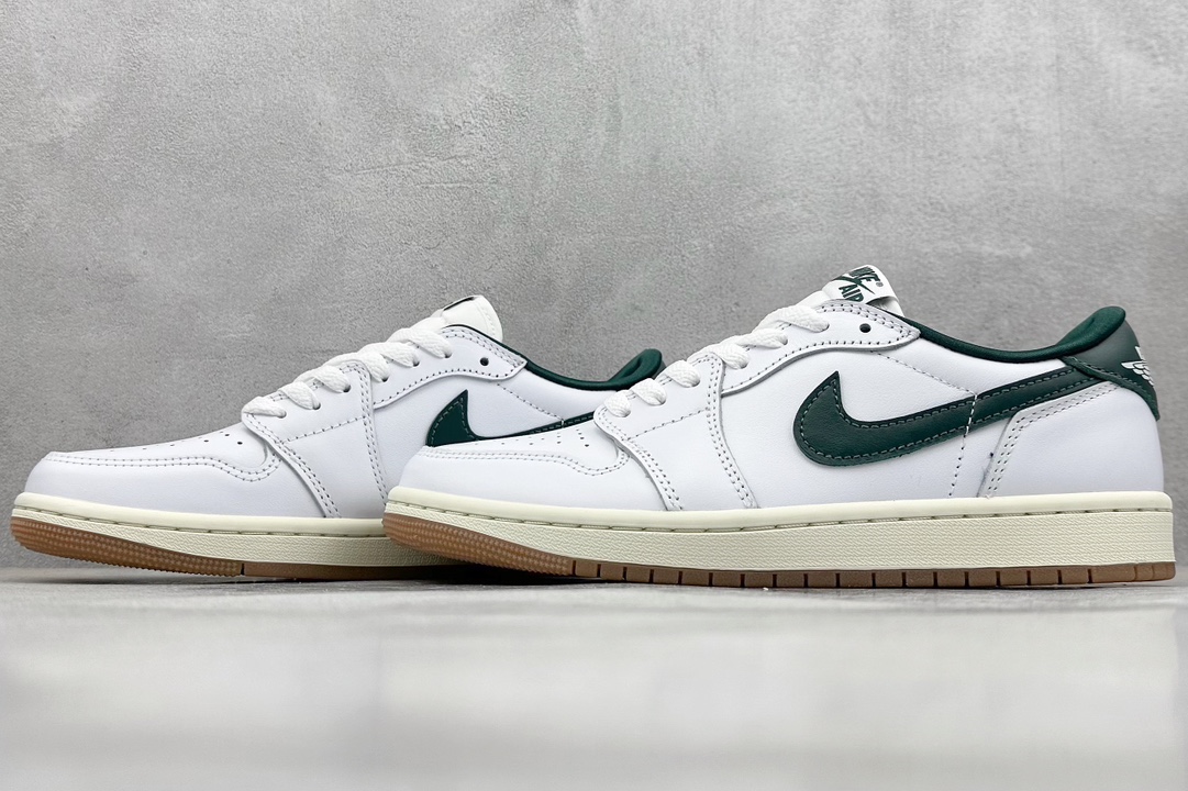 DT纯原 Air Jordan AJ1 Retro Low OG 低帮 白绿 CZ0775-133