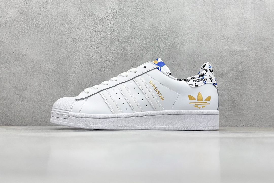 Adidas Originals SUPERSTAR W 贝壳头经典小白板鞋 H00186