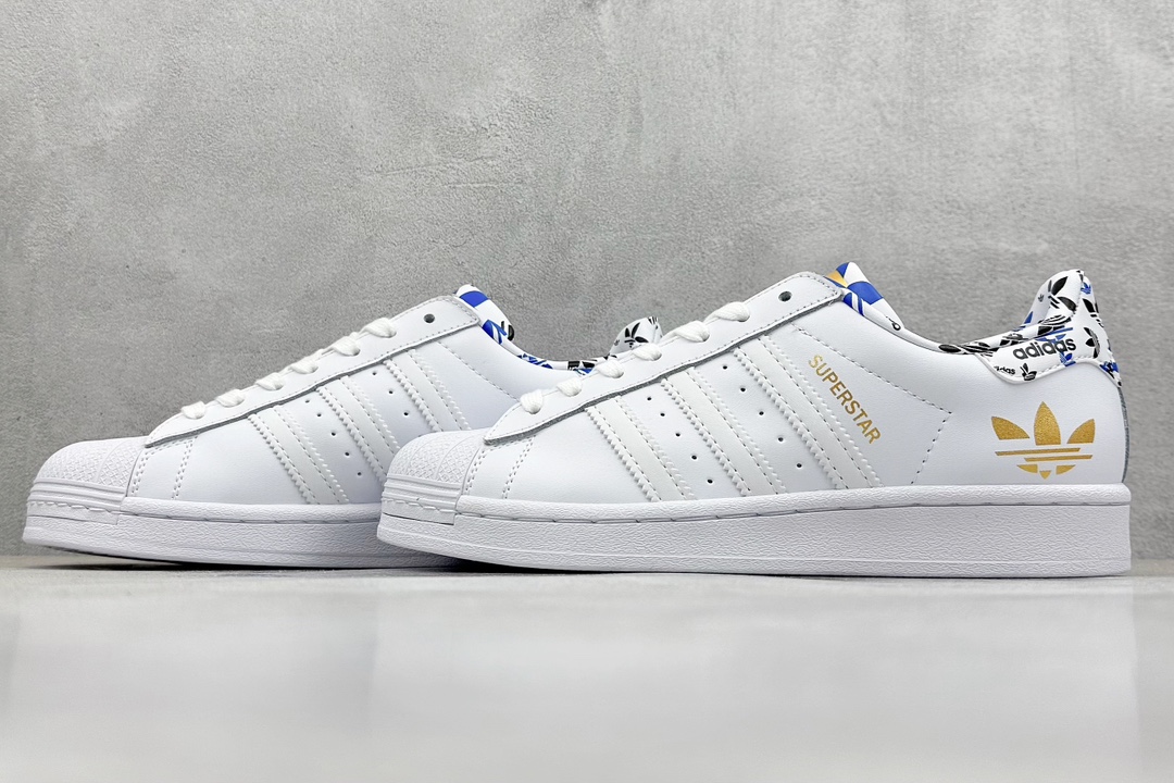 Adidas Originals SUPERSTAR W 贝壳头经典小白板鞋 H00186