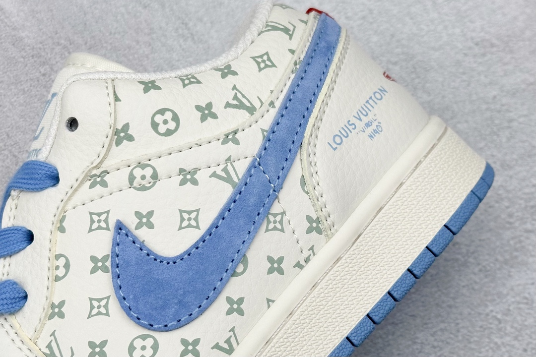 Air Jordan 1 Retro Low x Louis Vuitton 白蓝 WG8850-008