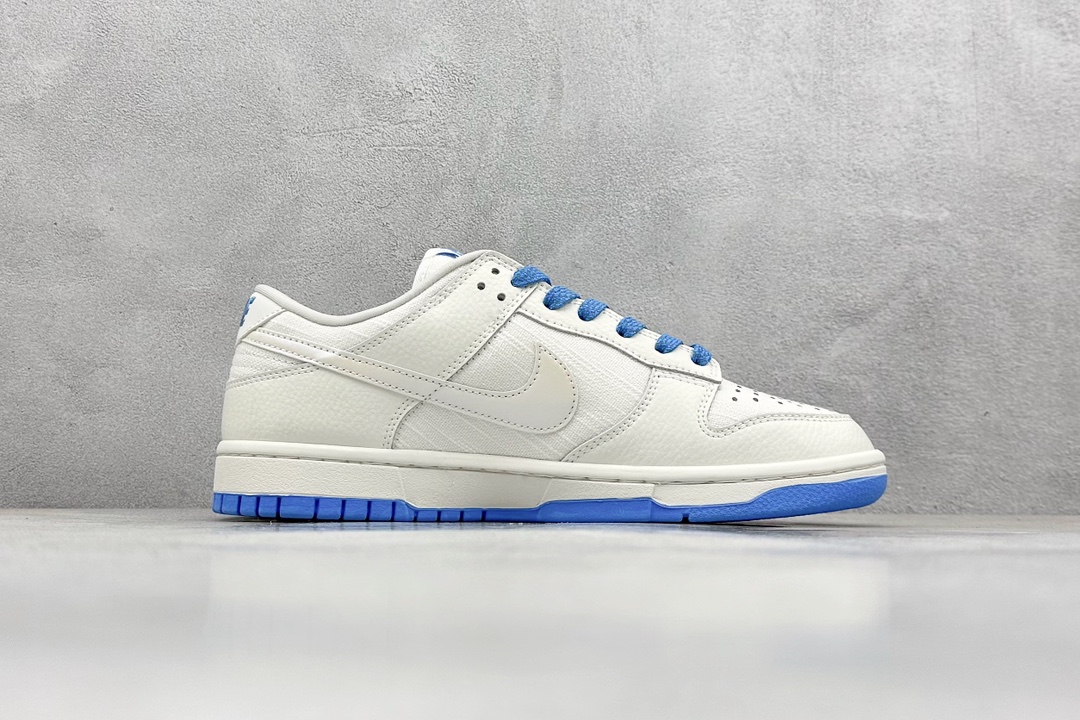 Nike SB Dunk Low x Stussy 帆白蓝三小钩满天星 KK1888-014