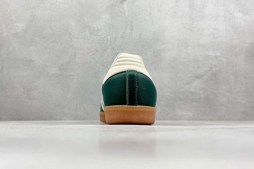 RS版 Adidas Originals Samba OG”Collegiate Green Gum”桑巴舞系列绅士板鞋 绿奶油白 IE0872