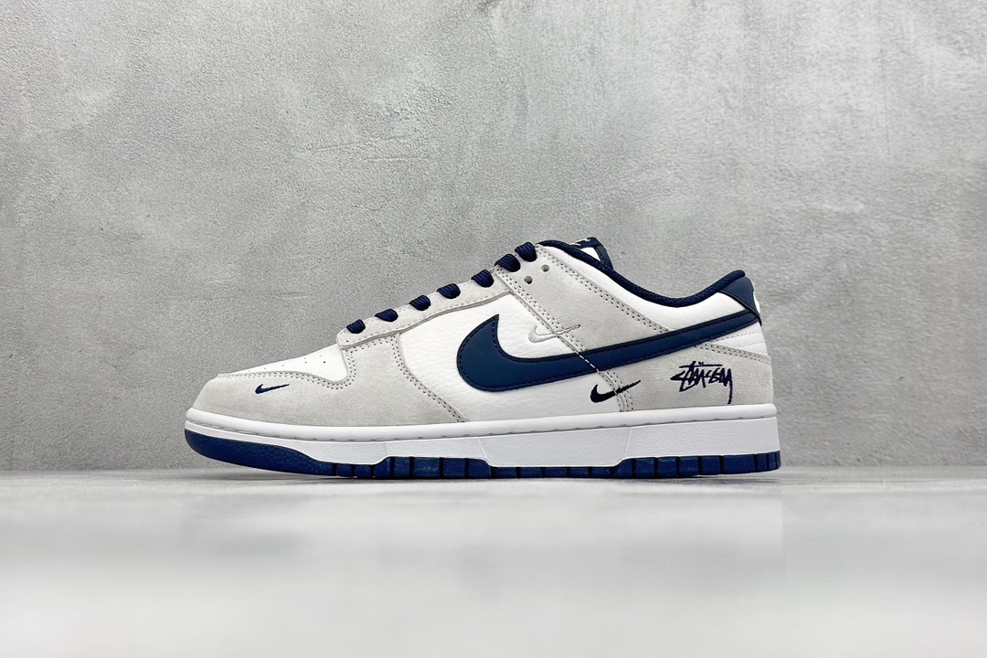 Nike SB Dunk Low x Stussy 白灰蓝三小钩 KK1888-003