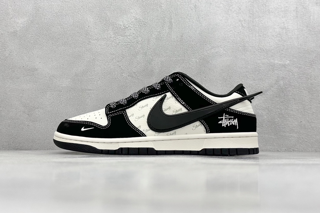 Nike SB Dunk Low x Stussy 米黑大钩满天星 XX2025-358